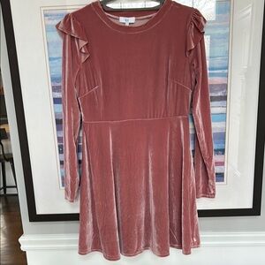 💜 NSR size Large Velvet Dress